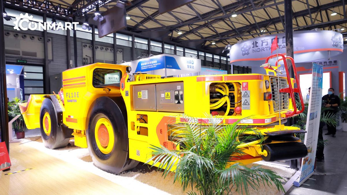 FAMBITION trajo el cargador LHD totalmente eléctrico a bauma CHINA 2020