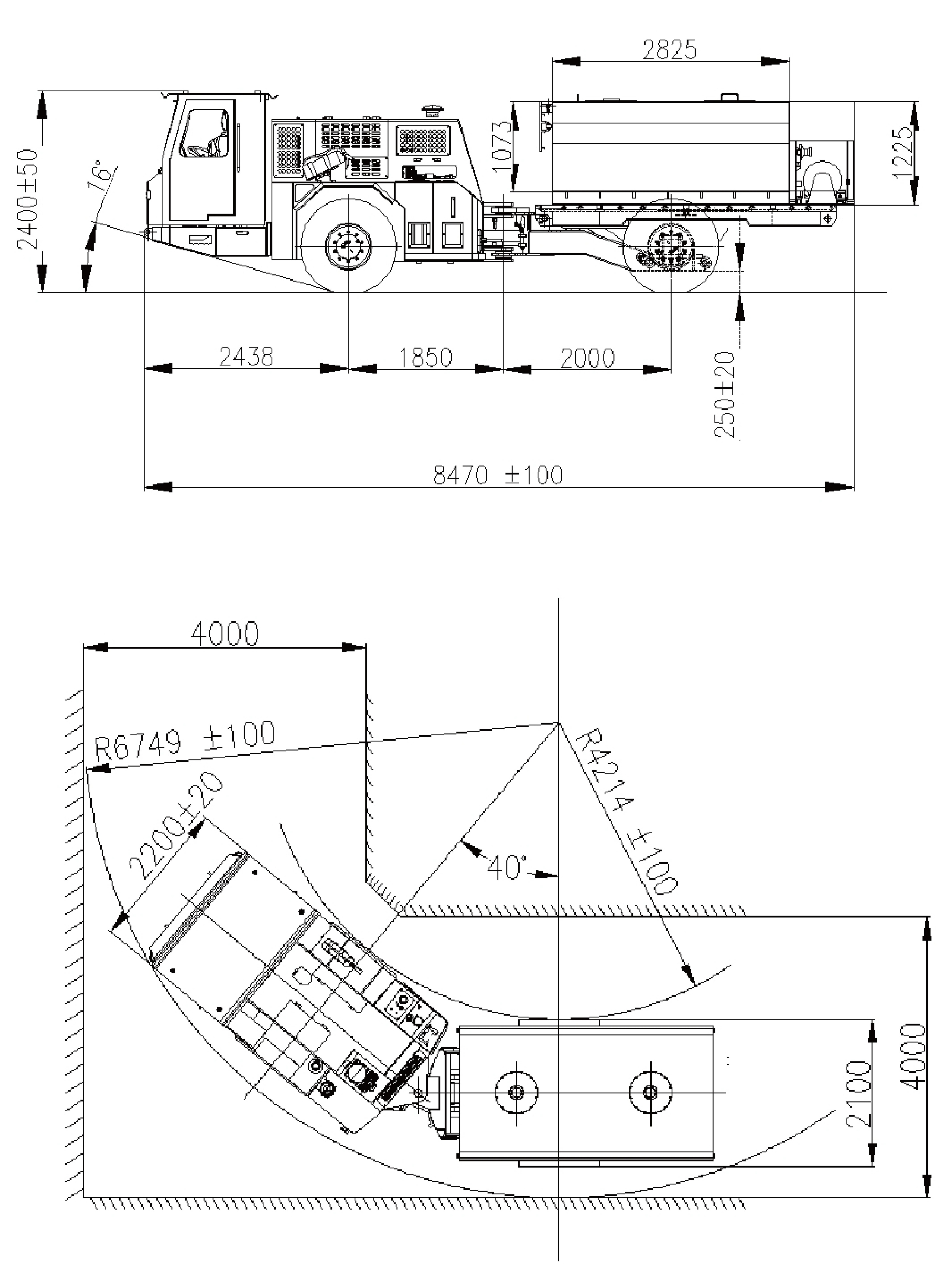 Dimensiones generales de FUD05